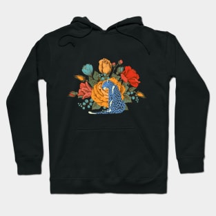 Cheetah and roses Hoodie